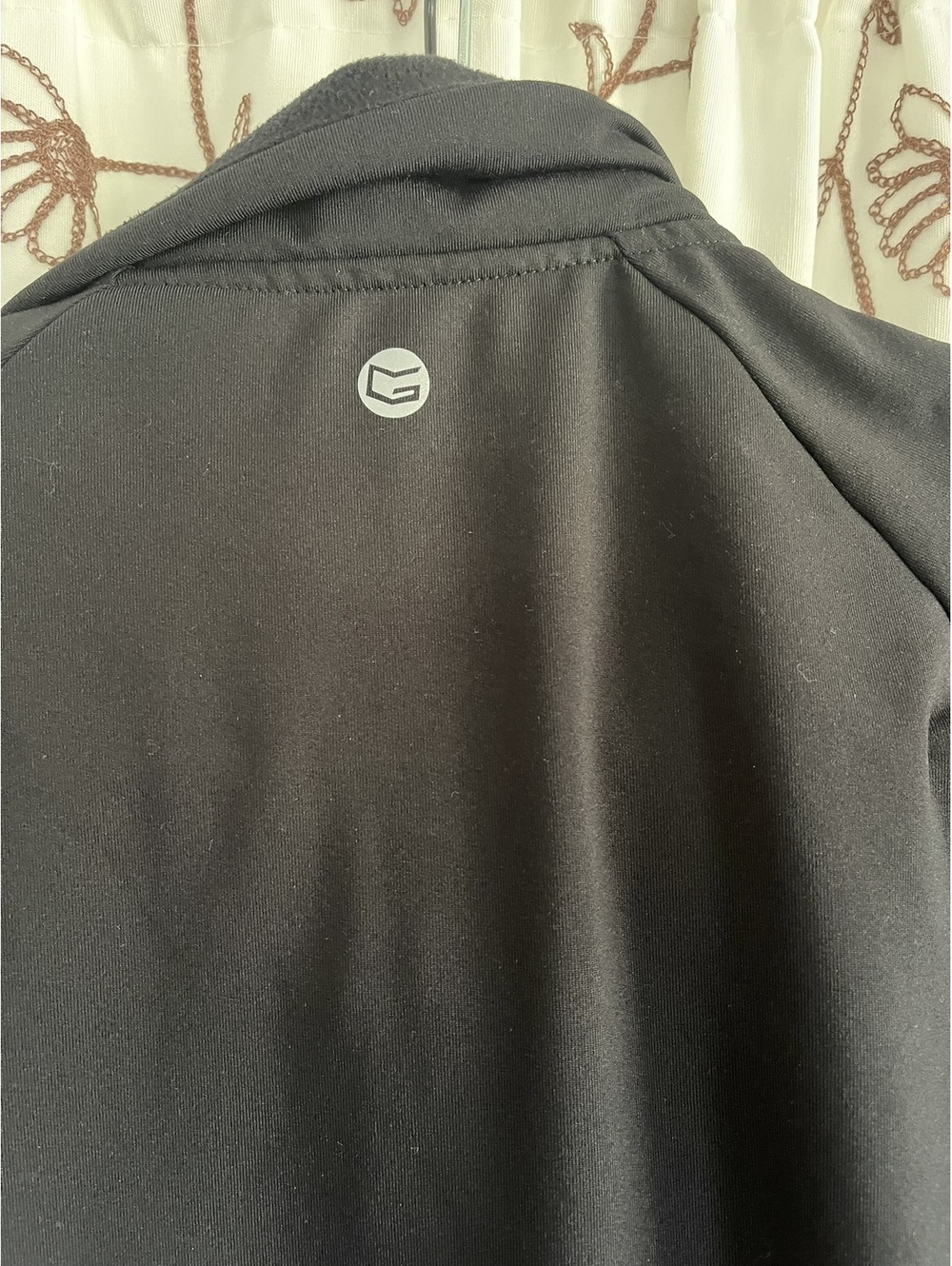 Black Quilted Hybrid Active Jacket | Sz L - Picture 8 of 9